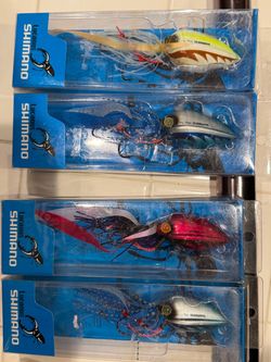 4 New Shimano Lucanus Jigs In the Box, 150-200 Gram