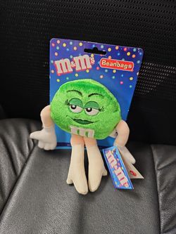 M&M's Green Character Beanbag Plush Toy