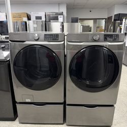 Samsung Electric Front Load Washer & Dryer Set