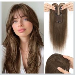 Clip in Hairpiece / Dark Brown