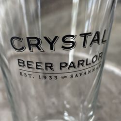 Crystal Beer Parlor ~Savannah Georgia ~Pint Glass  
