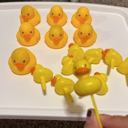 Rubber Ducks And Cupcake Toppers 