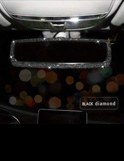 Beautiful bling rear view mirror