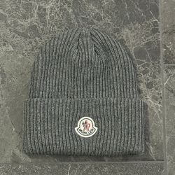 Grey Moncler Beanie