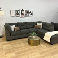 Ashley Furniture Gray 2-Piece Sectional Couch