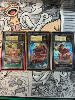 One Piece English Graded CGC Pristine 10 cards