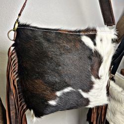 Cowhide Shoulder Bag 