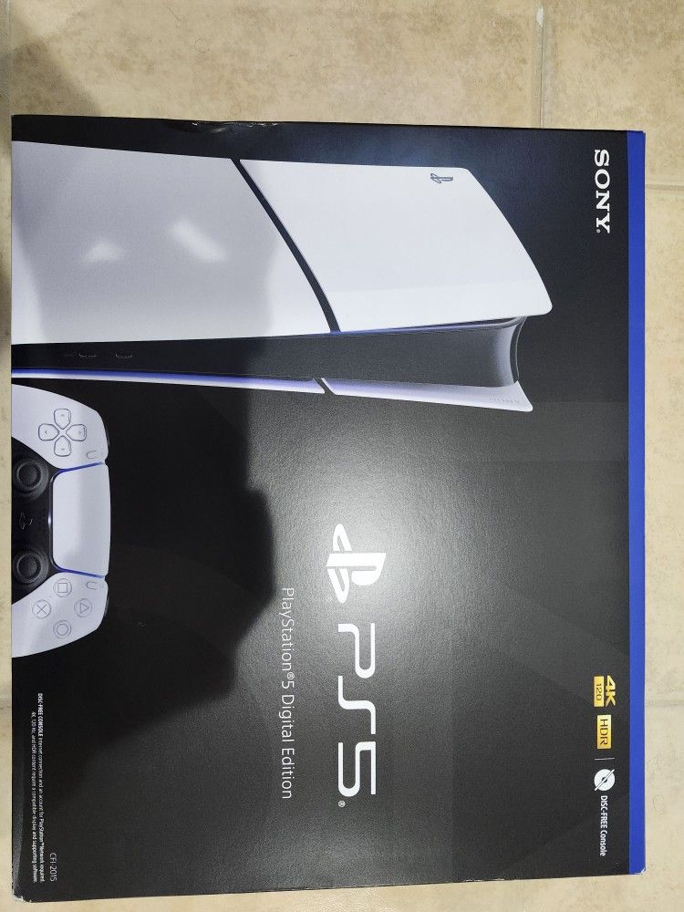 Unopened Ps5 Slim Digital 1tb