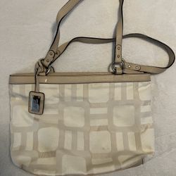 Off White Nine West Purse Handbag