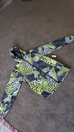 Neon glitch grassroots jacket brand new