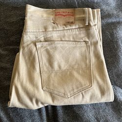 Lime tree jeans size 42/32 khaki