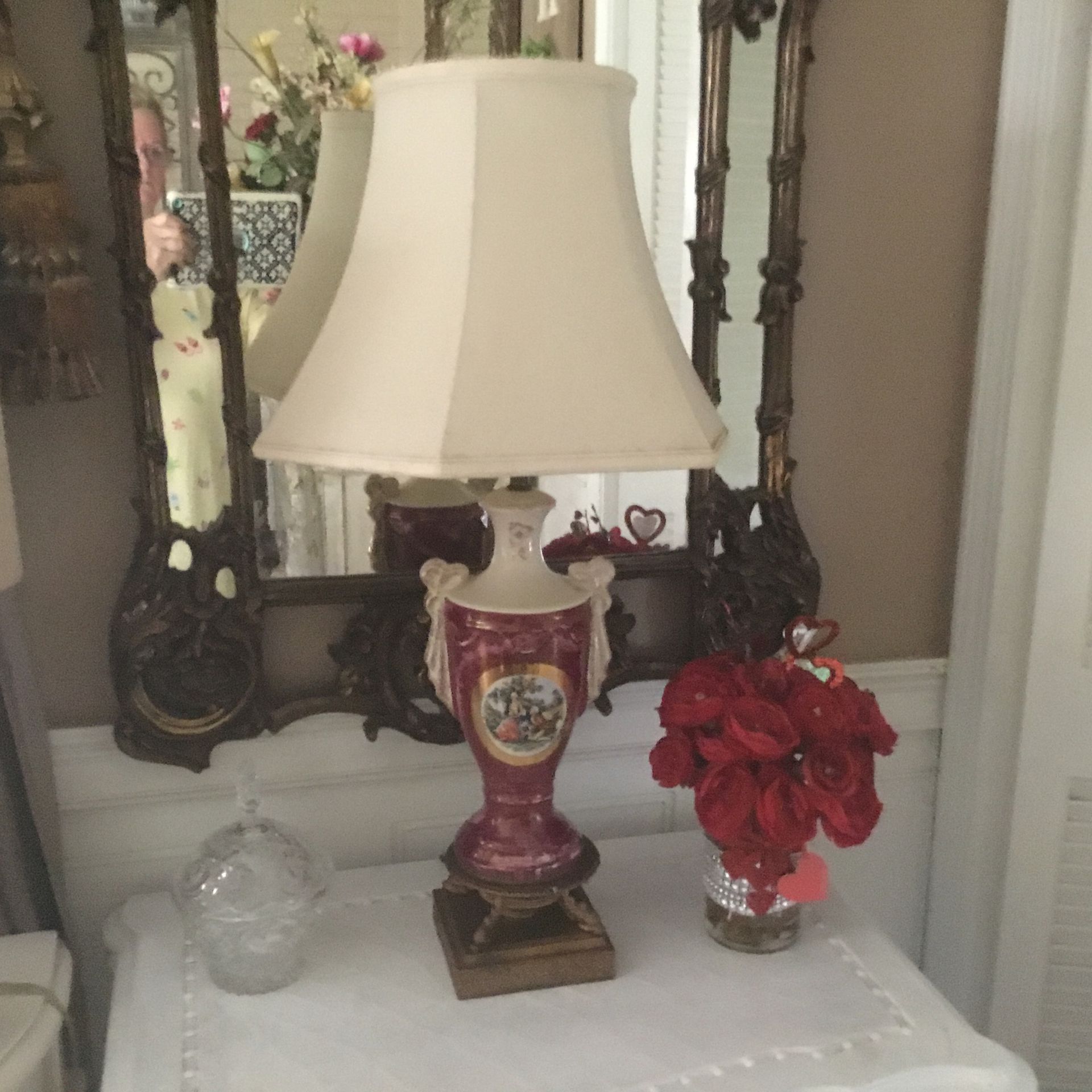 Beautiful antique lamp
