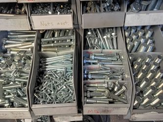 $50,000 in pristine Hillman fasteners, stainless, 8.8, 10.9 all here mostly boxed