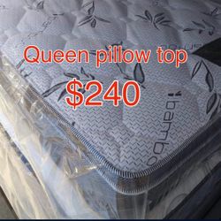Queen pillow top