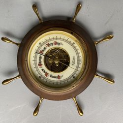 Vintage German Nautical Weather Barometer