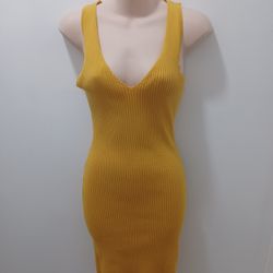 WOMEN'S YELLOW DRESS 