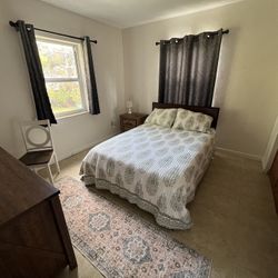 Full Size Bed And Night Table For Sale