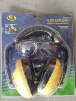 Tool Cache Ear Muffs & Safety Glasses