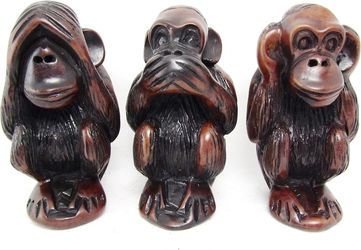 3 Wise Monkeys Statues – See No Evil, Hear No Evil, Say No Evil