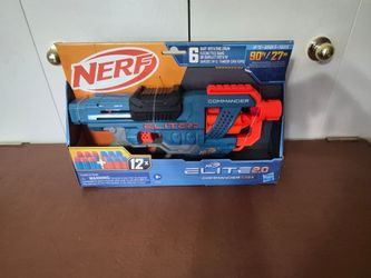 New!!! Nerf Elite 2.0 Commander  RD-6 (With 12 Darts)  Ages 8 Plus