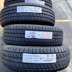 set of four new tires 235/75/15 hankook