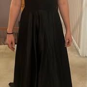 Black satin Dress JJhouse Size 6