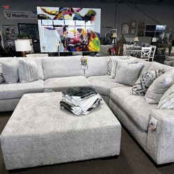 Oversized Cloud Seating Sectional! $3,799! Easy Financing! 📲📲✨ 