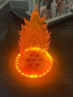 DBZ LED figure light stand and aura effect