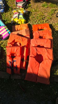 Coast guard Life vests