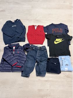 Bundle of toddler boy clothes