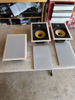 B&W IN WALL SPEAKERS