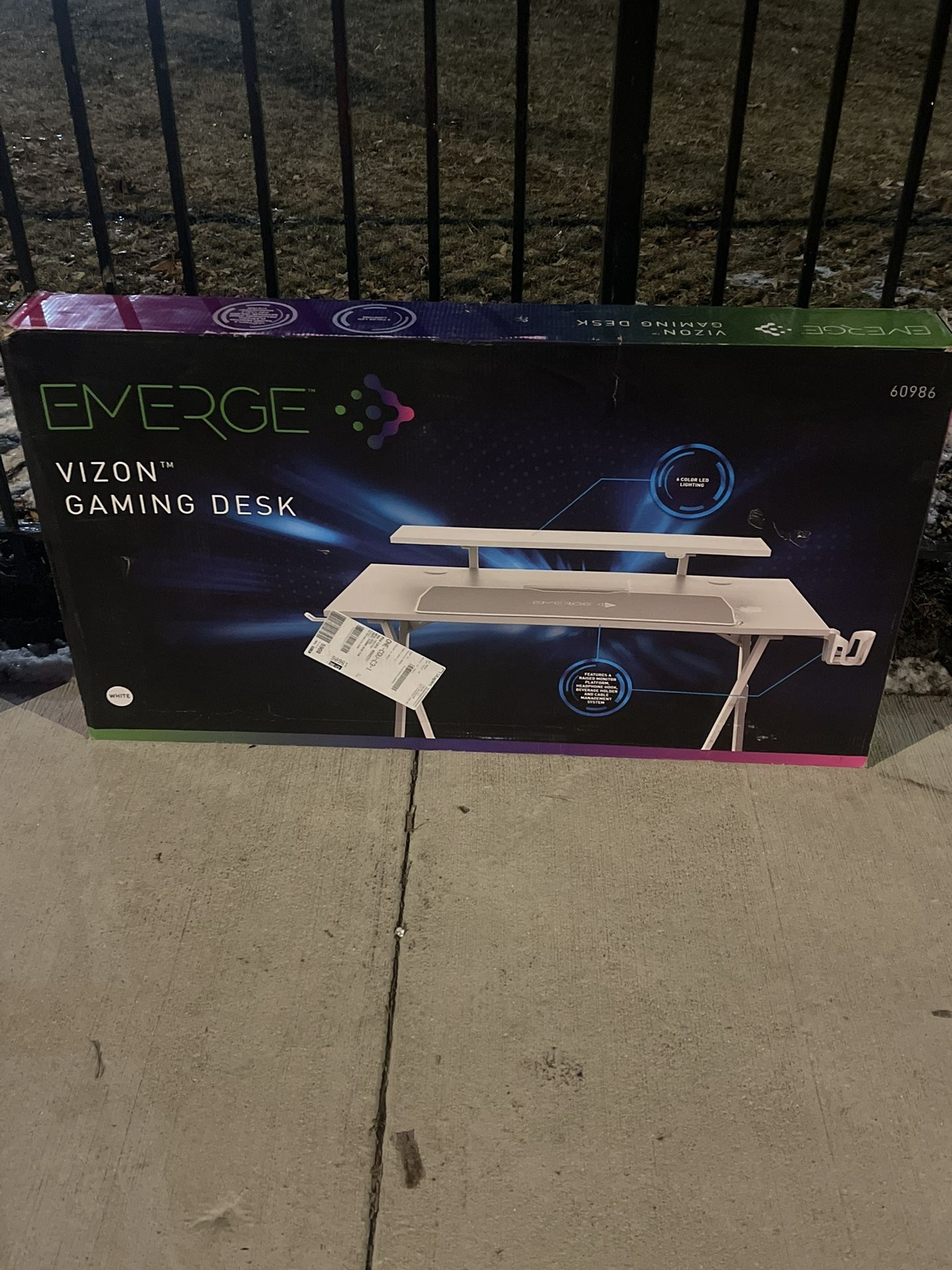 Emerge Vizon 47"W Gaming Desk