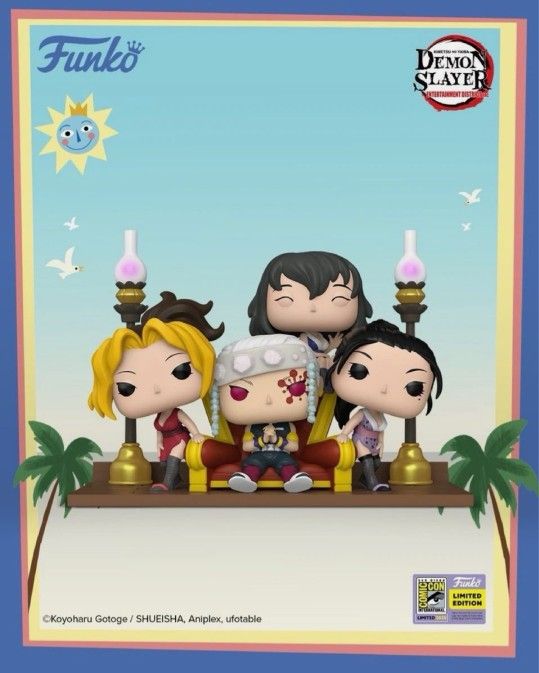 SDCC 2025 FUNKO POP! MOMENT TENGEN & HIS WIVES OFFICIAL STICKER