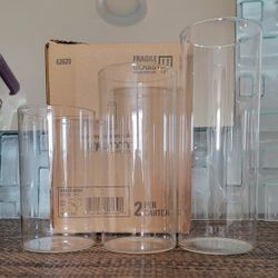 Cylinder Vase, 3 size / Cilindros de vidrio (vasos) YUMMI CANDLES