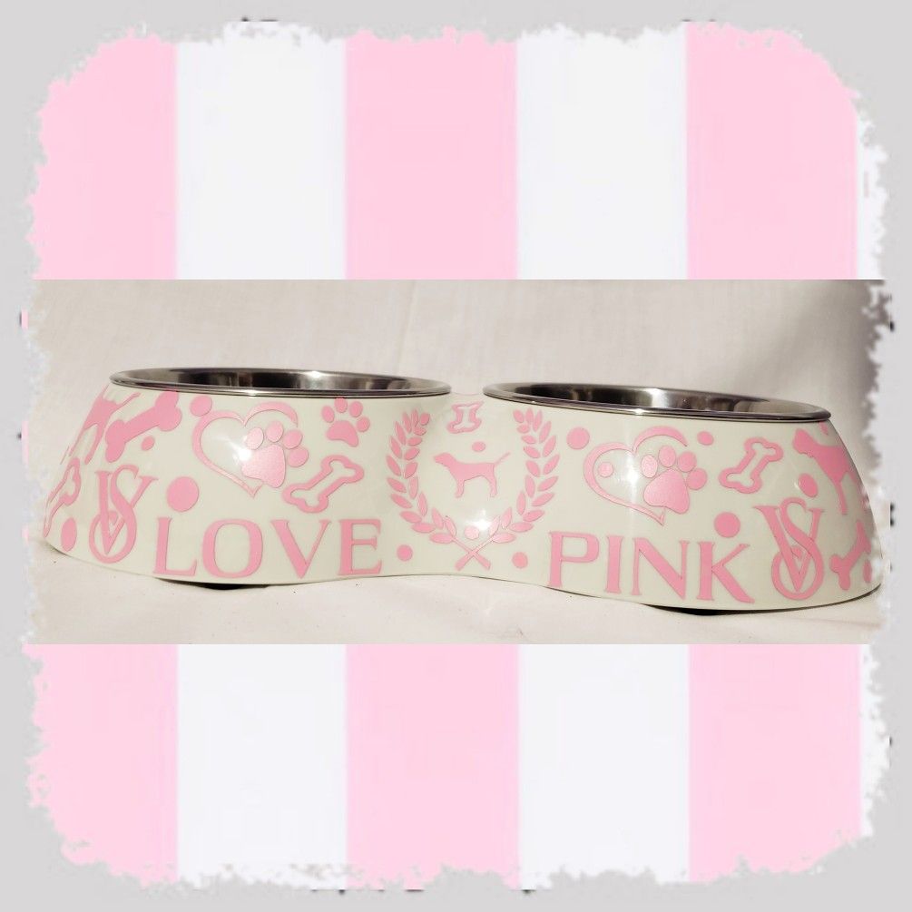 Victoria secret dog bowl