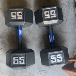 Dumbbells 55lbs