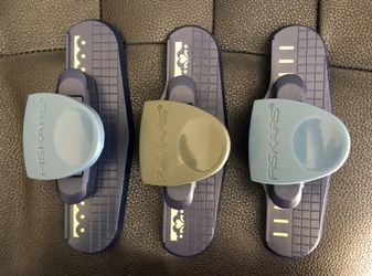 3 Fiskars paper punches
