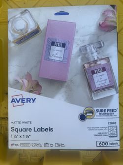 Avery Square Labels – 600 count (22805)
