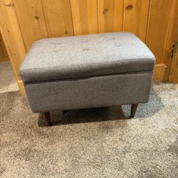 Storage Ottoman With Lift Up Lid