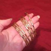 New Semanario Bracelets Gold Plated $20
