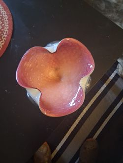 Vintage  Italian Glass Bowl Catchall