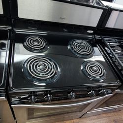 Estufa Eléctrica| Electric Range Oven Whirlpool Stainless Steel| Range Stove Oven Electric Whirlpool| Appliances Used For Sale 