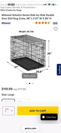 Double Dog Crate