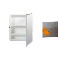 Glacier Bay
16 in. W x 20 in. H Rectangular Recessed or Surface Mount Frameless Beveled Mirror Medicine Cabinet