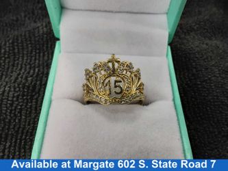 Women's Ring - Yellow Gold 10k (.417) 3 grams Size 7