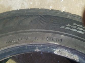 235/55/17 Definity 3 For $60 6/32nd 2 Patches  Dot# 4616, 4516 ,0817