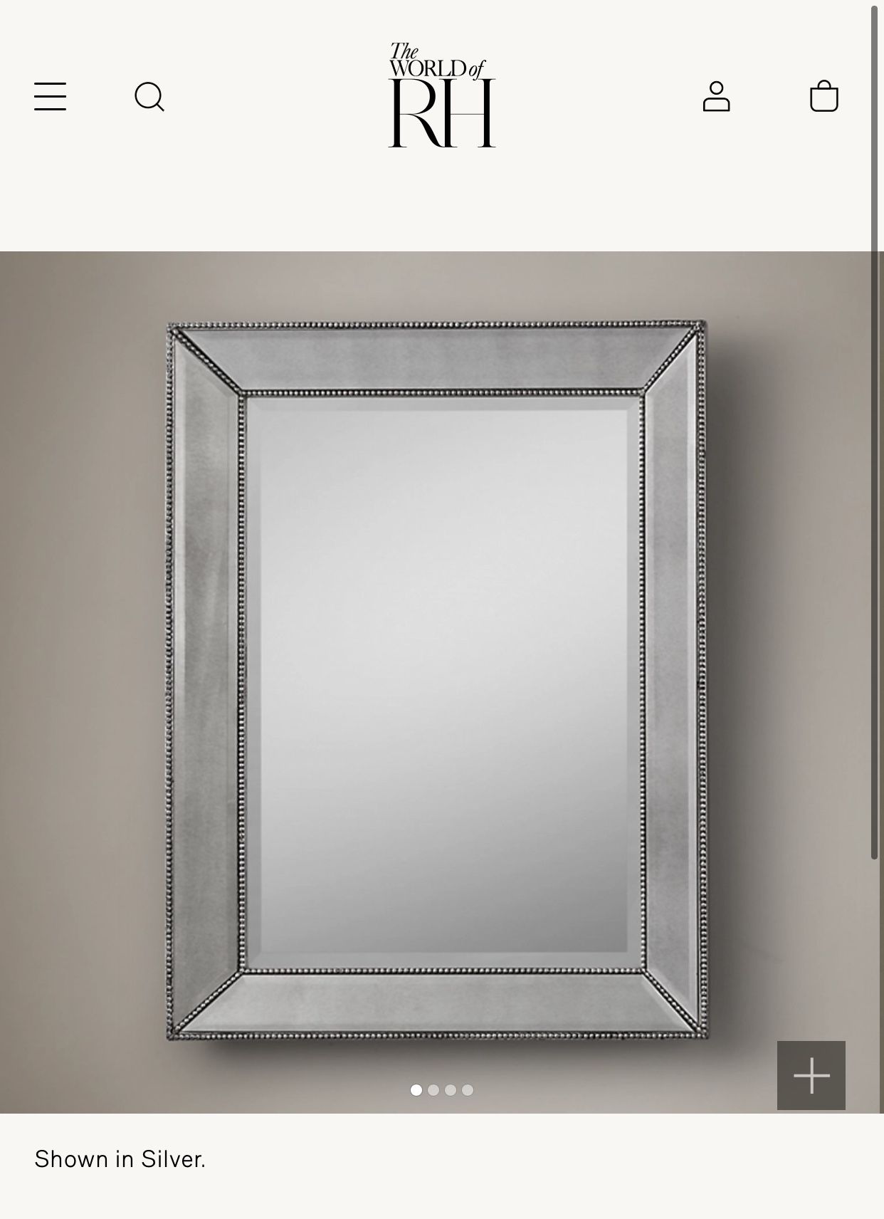 Restoration Hardware Beaded Venetian Mirror (Large)