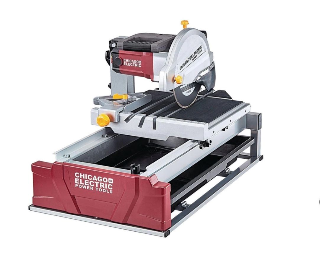 Chicago Electric 2.5 Horsepower 10" Industrial Tile/Brick Saw for Sale