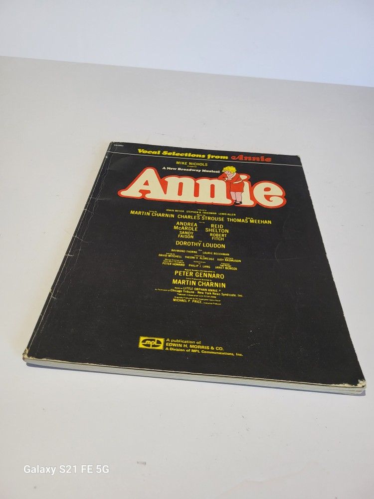 Sheet Music Selection For ANNIE