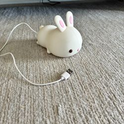 Bunny Silicone Night Light USB Rechargeable